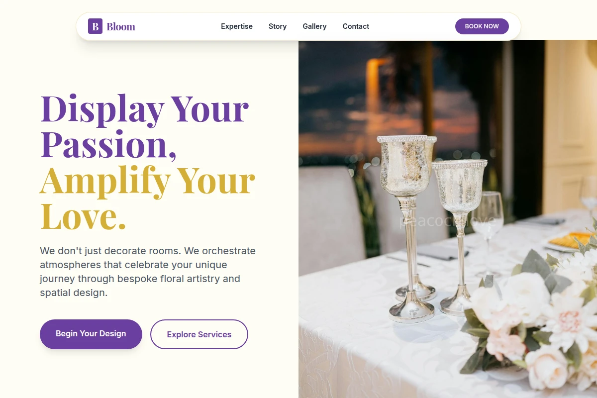 Bloom Event Decor
